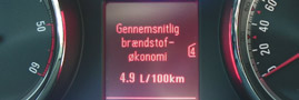 20,41 km/l. for denne m&aring;ling